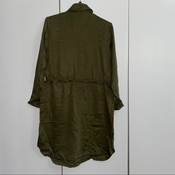 New Size M Bb Dakota Averie Drawstring Waist Military Coat NWT - Picture 6 of 8